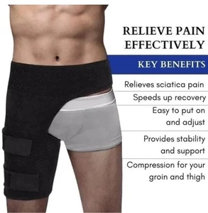 Healthy Lab Co Ischiasbandage, Ortho-Wrap Hüftbandage, Einheitsgröße, Herren/Damen, ohne Karton - Bild 1 von 6