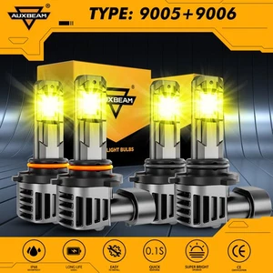 Faros LED AUXBEAM 9005 9006 alto/bajo 6500K 3000K para Toyota Corolla 2005-2008 - Imagen 1 de 18