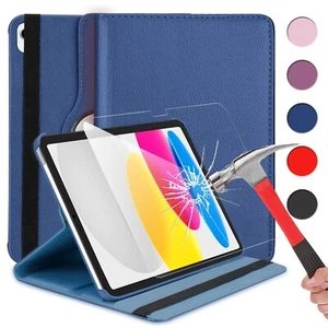 For 13'' 12.9'' 11" 10.9" iPad Air/ iPad Pro Case with 360 Degree Rotating Stand - Picture 1 of 88