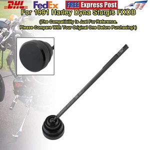 Oil Dipstick Tank Cap Plug 0710-0001 For Dyna Wide Glide FXDL 1991-1998 Black - Picture 1 of 11