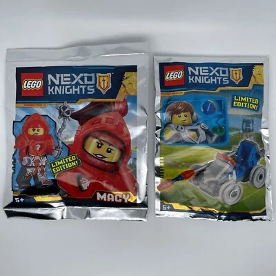 Lego Nexo Knights 2 Polybags Macy foil pack & Vehicule Knight Racer foil pack - Photo 1/2