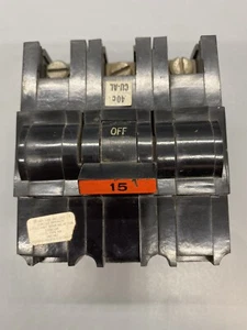 FPE FEDERAL PACIFIC INTERRUTTORE ELETTRICO 3 POLI 15 AMP TIPO NA - Foto 1 di 7