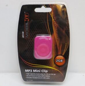 Ativa Mobil It Mini Clip 2GB MP3 Music Player - Black
