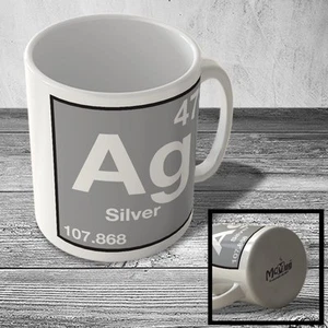MUG_ELEM_072 (47) Silver - Ag - Science Mug - Picture 1 of 1