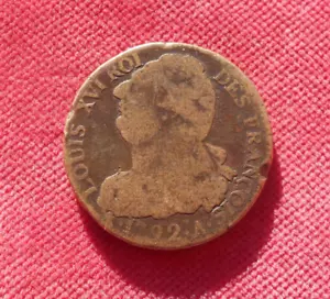 Louis XVI 2 Sols 1792 .A. ! - Bild 1 von 2