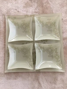 NEW Clear Glass 5 pcs Plate and Bowl Set - Picture 1 of 4