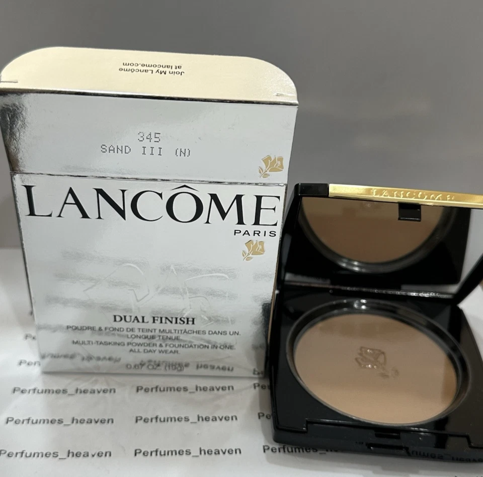 Lancome Dual Finish Powder Foundation Makeup - Matte Sand III Full Size Boxed