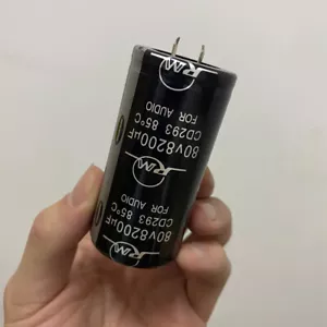 2 Pins 8200uF 8200mfd 80V 35*60 Electrolytic Capacitor For Audio - Picture 1 of 3