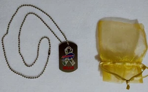 Buffalo Bills NFL Dog Tag Necklace Digi Camo Salute to Survive Veterans Military - Picture 1 of 5