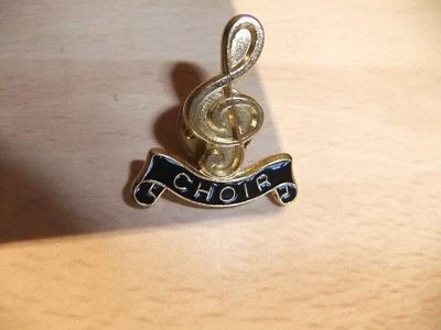  CHOIR - BLUE ENAMEL PIN BADGE - Image 1 of 4