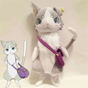 RE0 Emilia Puck Plush Doll 25cm Toy Anime COS Doll Pillow Cute Cat Gift for Girl - Picture 1 of 6