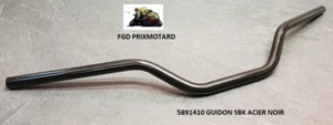 GUIDON MOTO ROUTE SBK ACIER NOIR 22MM 5891410 - Photo 1/4