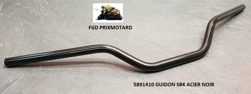 EMGO 5891410 22mm Guidon en Acier pour Moto