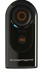 Kit haut-parleur Bluetooth mains libres Supertooth HD voiture - Noir fonctionne. - Photo 1 sur 3