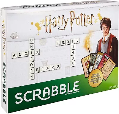 NEW Licensed SCRABBLE - HARRY POTTER EDITION Family Fun Board Game MATTEL GAMES - Image 1 of 4