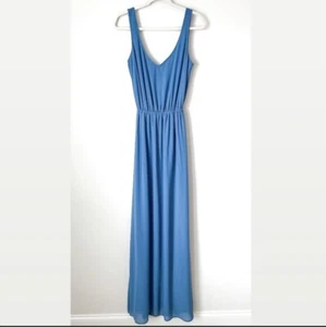 Maxi Vestido Show Me Your MuMu Damas de Honor PEQUEÑO Azul Kendall Boho Para Mujer Nuevo - Imagen 1 de 5