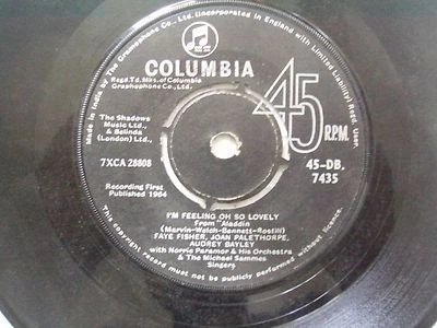 FAYE FISHER JOAN PALETHORPE AUDREY BAYLEY NORRIE PARAMOR  RARE SINGLE INDIA VG+ - Image 1 of 2