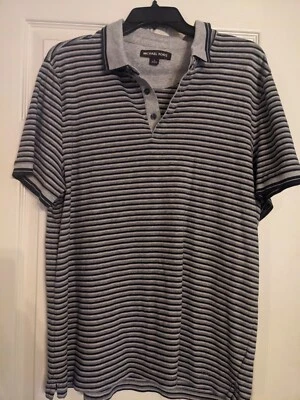 Camisa Polo Michael Kors Rayas Hombre Talla Grande Excelente Estado Foto 1 de 4