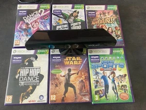 Microsoft XBOX 360 Camera Kinect + 6 jeux - Picture 1 of 8