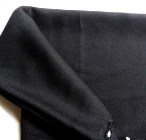 Cotton Blend Fabric 1 m x 112cm Black Craft Accessories - Picture 1 of 3
