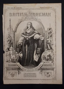 The British Workman 1860: Lord Chief Justice Tenterden - Gennaio 1860 - Imagen 1 de 2