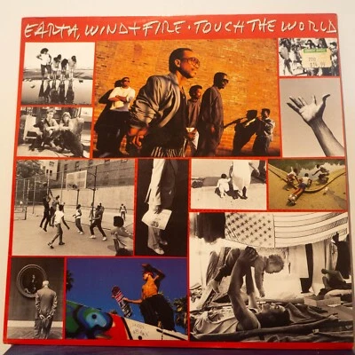 EARTH, WIND & FIRE - TOUCH THE WORLD - vinyl LP  - CBS - 1987 -VG (1388) - Image 1 of 4