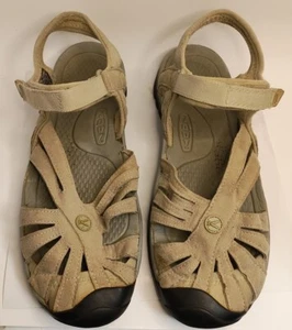 KEEN WOMEN’S ROSE SANDAL BRINDLE/SHITAKE SIZE 10.5 COMFORT HIKING CAMP SHOE - Picture 1 of 10