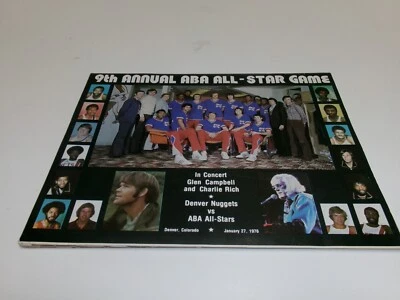 1975-76 ABA All Star Game Program--9th Annual Game--All Stars Vs Denver Nuggets! Foto 1 de 4