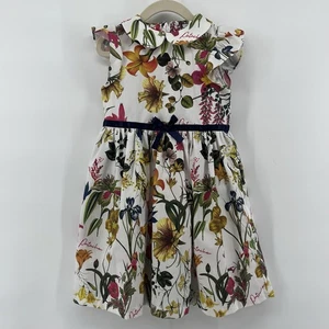 Neu mit Etikett Patachou Blumenkleid Mädchen Größe 5Y europäischer Designer - Bild 1 von 7
