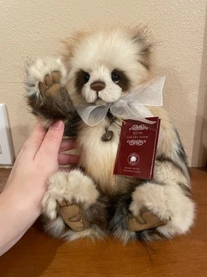 Charlie Bears Sienna - Oso de peluche - 13" y usado en excelente estado, muy lindo, hermosos marrones Foto 1 de 4