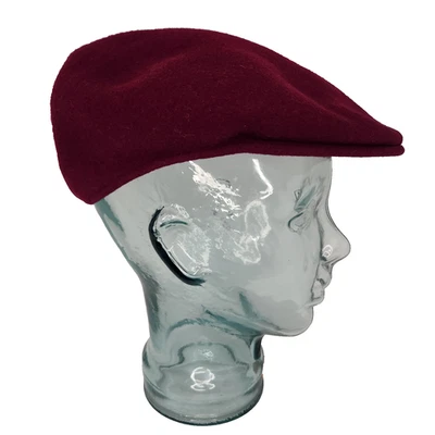 Boné plano Kangol vintage feito na Inglaterra vintage Borgonha masculino GG - Imagem 1 de 4