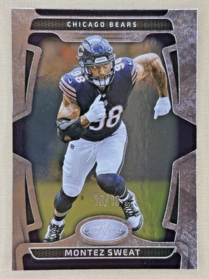 2025 Panini Certified Montez Sweat Mirror Silver FOTL /13 Chicago Bears #19 - Image 1 of 2