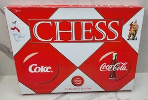 Coca Cola Chess Set Game Collector's Edition 2002 Holiday Christmas - Picture 1 of 16
