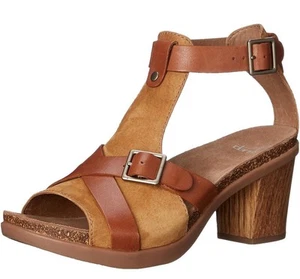 Dansko Dominique Strappy Sandals Women's Sz 37 Leather Block Heel 9552981500 - Picture 1 of 10