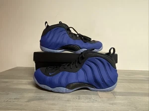 Nike Air Foamposite One Shoes Deep Royal Blue Black HJ5195-400 Men's Size 14 NEW - Picture 1 of 11