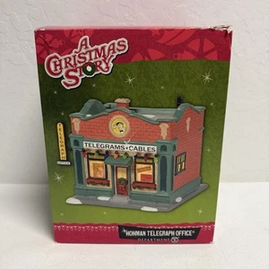 Department 56 A Christmas Story Village Hohman Telegraph Office W/ Box, No Sign - Picture 1 of 12
