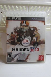 PS3  Madden NFL 12   With Manual Free Shipping - Picture 1 of 3