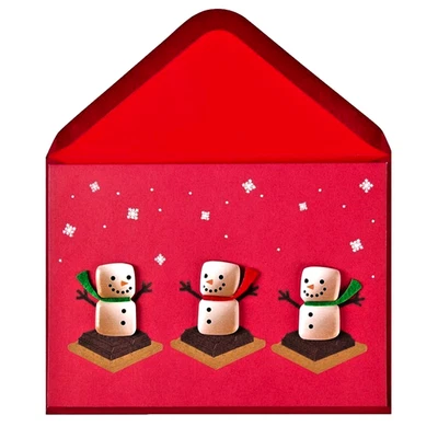 Papyrus Christmas Greeting Card  ~ The Smores the Merrier! Happy Holidays - Image 1 of 4