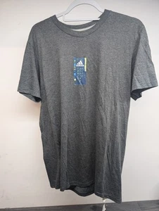 Adidas T-Shirt Climalite - Three Stripe Life - Herren Größe M - Grau - Bild 1 von 6