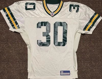 Auténtica camiseta de fútbol americano vintage Reebok NFL Green Bay Packers John Kuhn corte profesional Foto 1 de 4