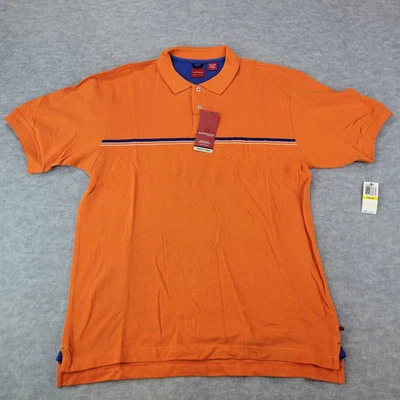 Arrow Shirt Polo Golf Short Sleeve USA 1851 Orange Men's Size M NWT - Image 1 of 4