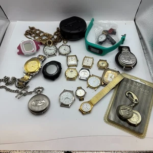 Large Bundle Of Vintage / Modern Quartz Watches Joblot UNTESTED PARTS REPAIR - Picture 1 of 22