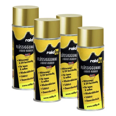 1600ml raid hp Flüssiggummi gold metallic matt Sprühfolie Felgenfolie  - Bild 1 von 4