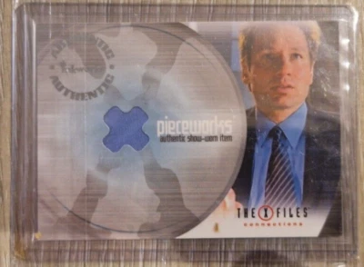 The X-Files Inkworks Pieceworks PW2 Chase Card 👽 2005 David Duchovny Fox Mulder - Image 1 of 2