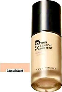 Avon The Face Shop Ink Lasting Foundation Slim Fit C30 MEDIUM 1.01 fl oz NOS - Picture 1 of 2