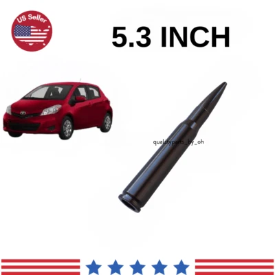 Antena de repuesto negra corta de bala de 5.3" para TOYOTA YARIS 2007-2018 Foto 1 de 3