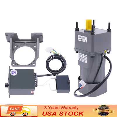 AC High Torque Motor 110V 60Hz 250W Electric Reversible Motor Single-Phase Motor - Image 1 of 4