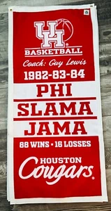 Houston Cougars Phi Slama Jama Basketball 1983 NCAA Banner - Picture 1 of 1