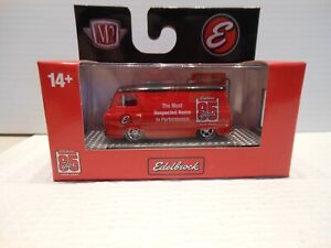 M2 MACHINES EDELBROCK 85 YEARS RED 1963 FORD ECONOLINE DELIVERY TRUCK NEW
