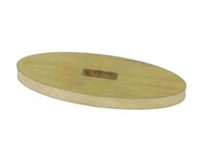 NG205 Premium Oval Messing Schutz - 1-1/4" x 3"x3/16" Schlitz 0,160 x,1,05" USA - Bild 1 von 1